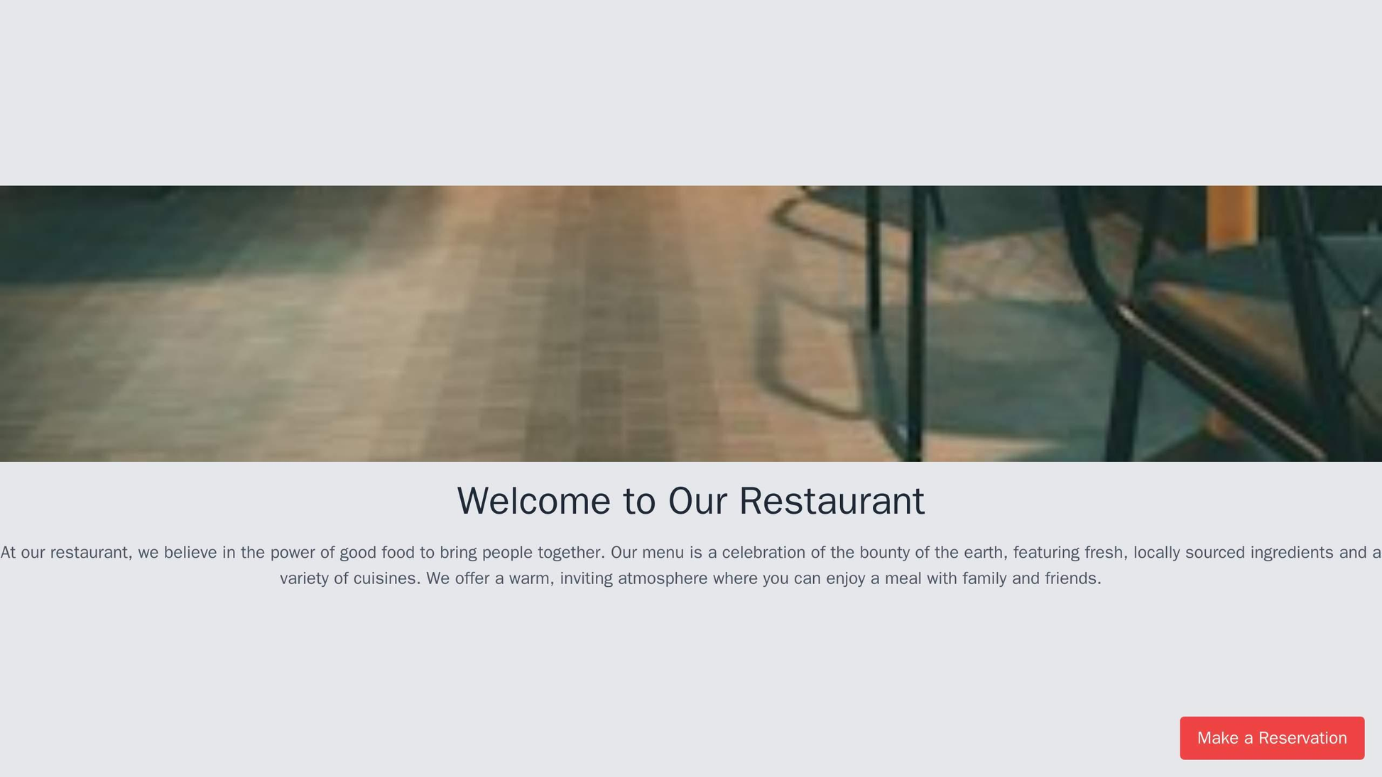 Restaurant Website: An inviting design that showcases a header image of a menu or a dish, a vertically centered logo, an Web Template 4990