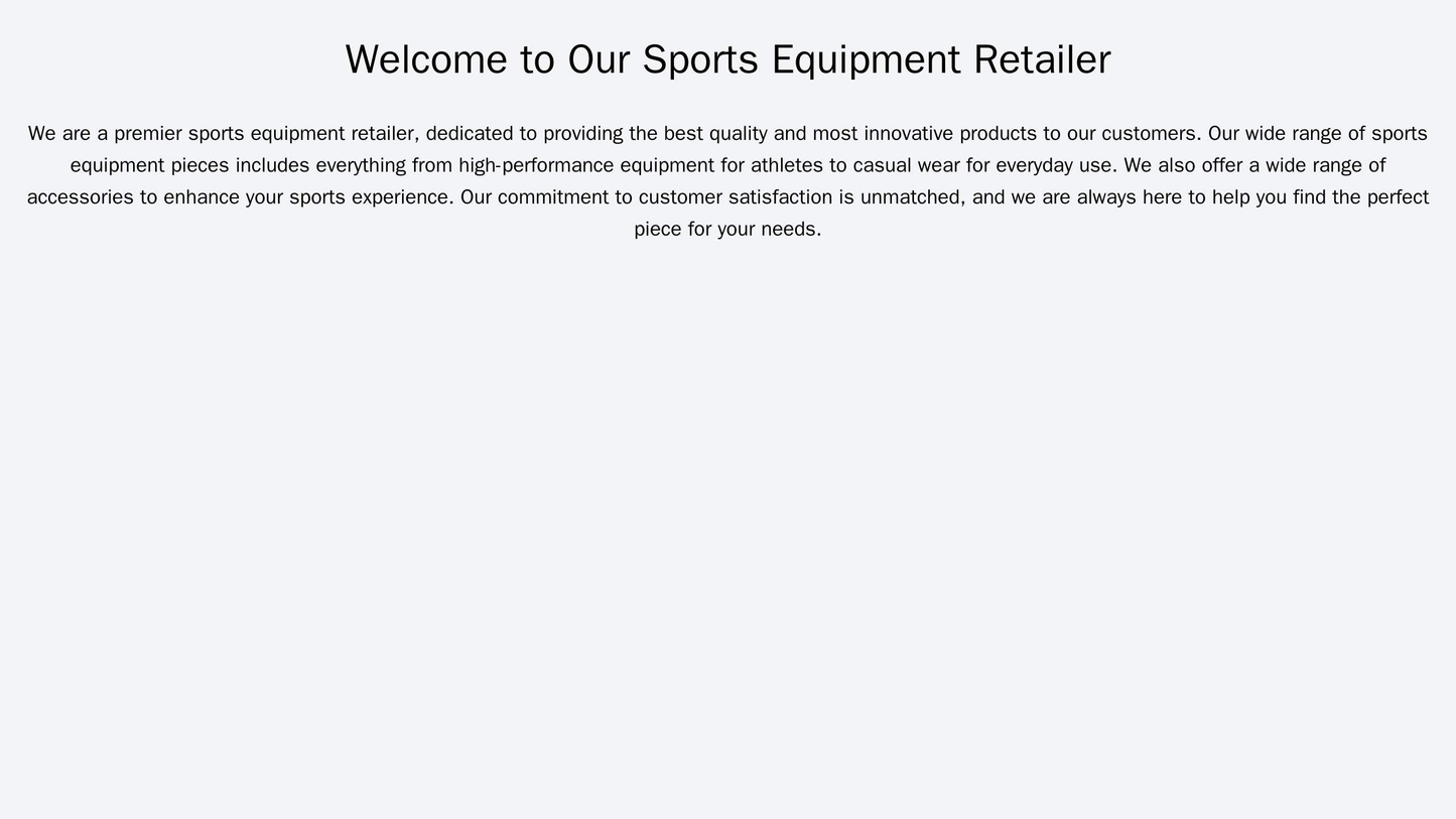 Sports Equipment Retailer: A jigsaw puzzle layout featuring different sports equipment pieces coming together in the bac Web Template 3899