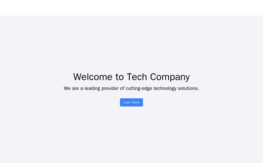 Tech Company: Minimalist design with a centered logo, clean lines, and ample white space. Navigation bar hidden behind a Web Template 3514