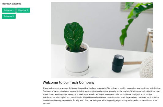 Tech Company: A minimalist design with a large, centered header image of the latest gadget, surrounded by a clean, white Web Template 4118