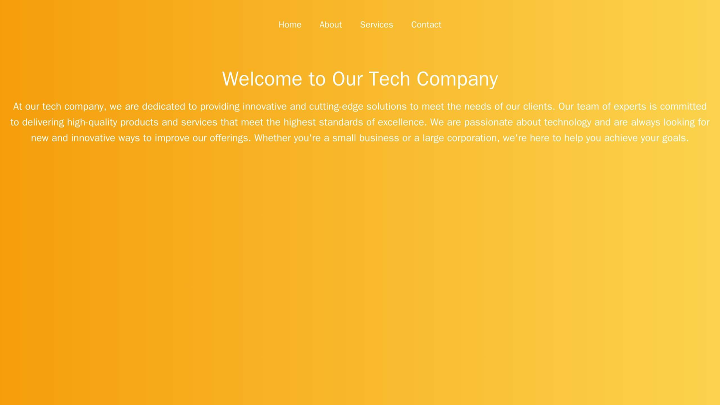 Tech Company: A sleek and futuristic layout with a centered logo and a horizontal navigation menu. The background is a g Web Template 4525