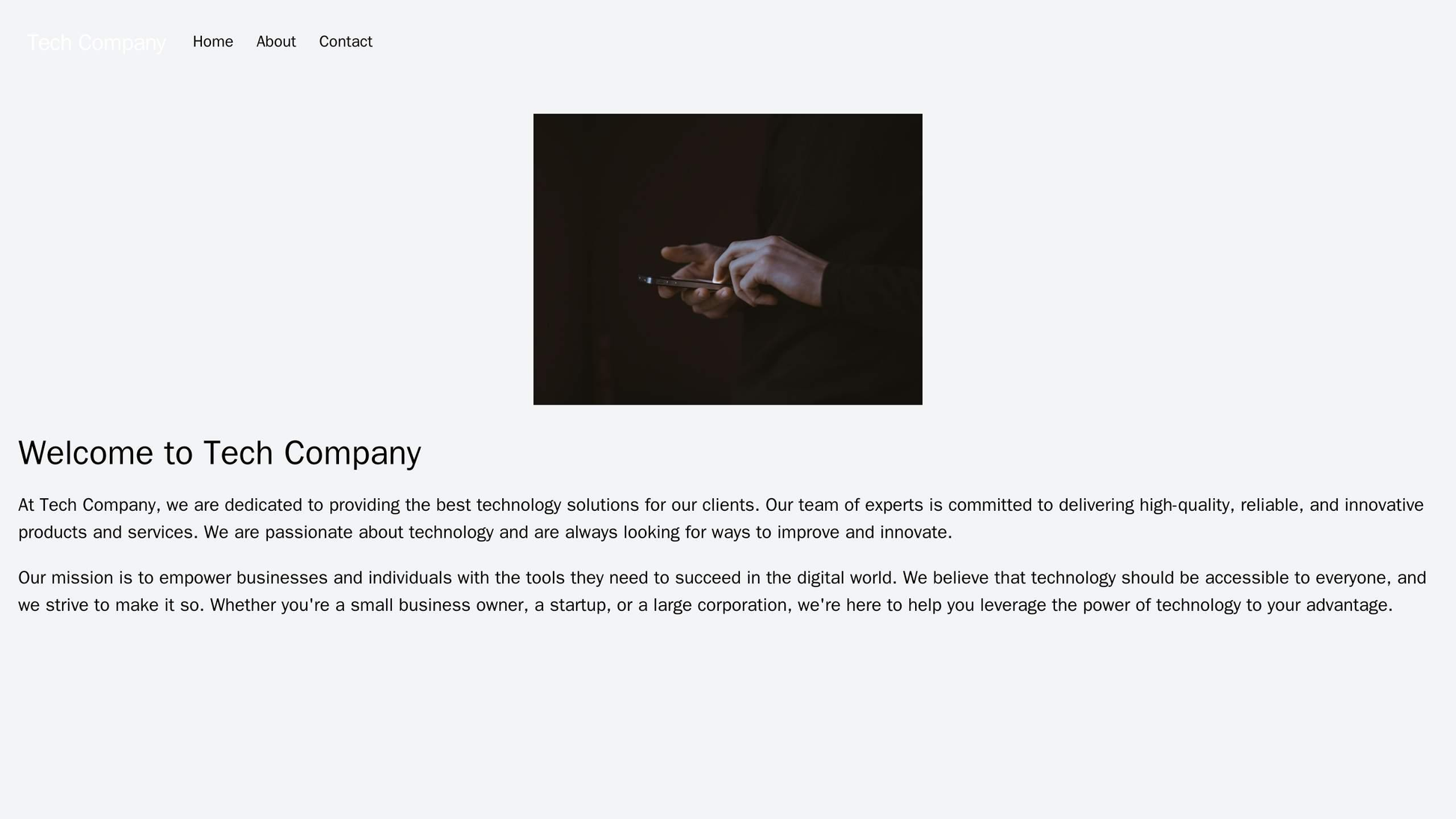 Tech Company Site: Minimalist design with a large centered logo and a simple navigation menu. A hero image or video sect Web Template 2068