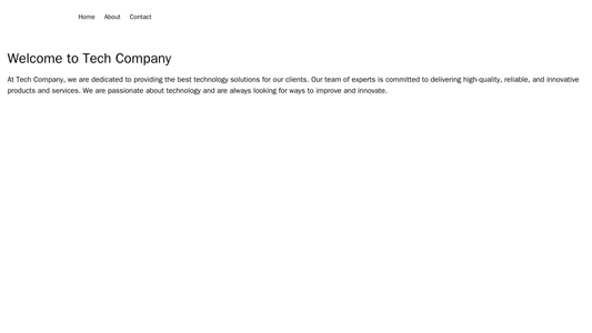 Tech Company Site: A minimalistic design with a centered logo, a horizontal navigation menu at the top, a clean and blan Web Template 3753