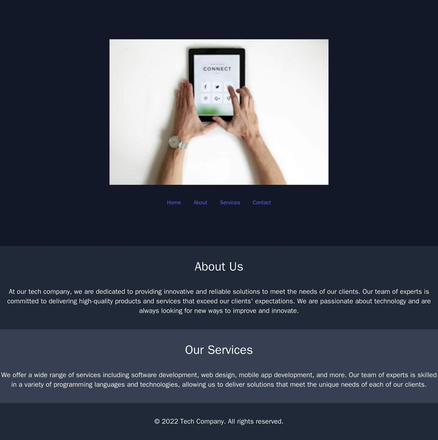 Tech Company Website: A minimalist design with a large, centered logo and navigational menu, a full-width background vid Web Template 4274