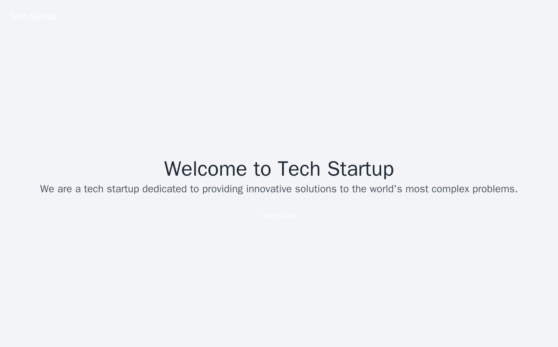 Tech Startup: A minimalist design with a centered logo, hero image, and call-to-action button. The navigation menu is hi Web Template 4573