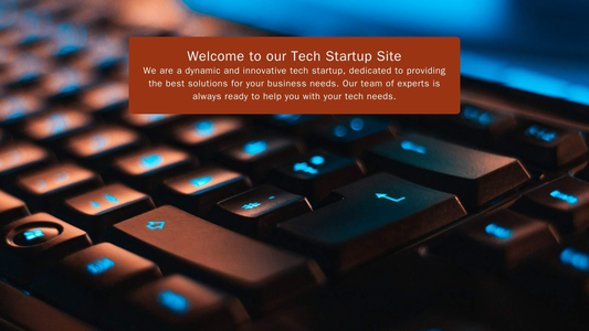 Tech Startup Site: A dynamic, one-page design with scrolling sectionsfor various company offerings, a bold and contrasti Web Template 2167