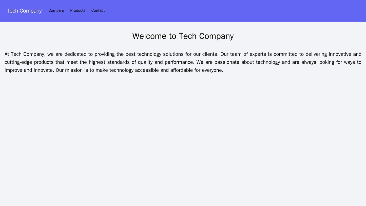 Technology Company: A futuristic layout with a clean design, a centered logo, navigation menu at the top, and a center c Web Template 4213