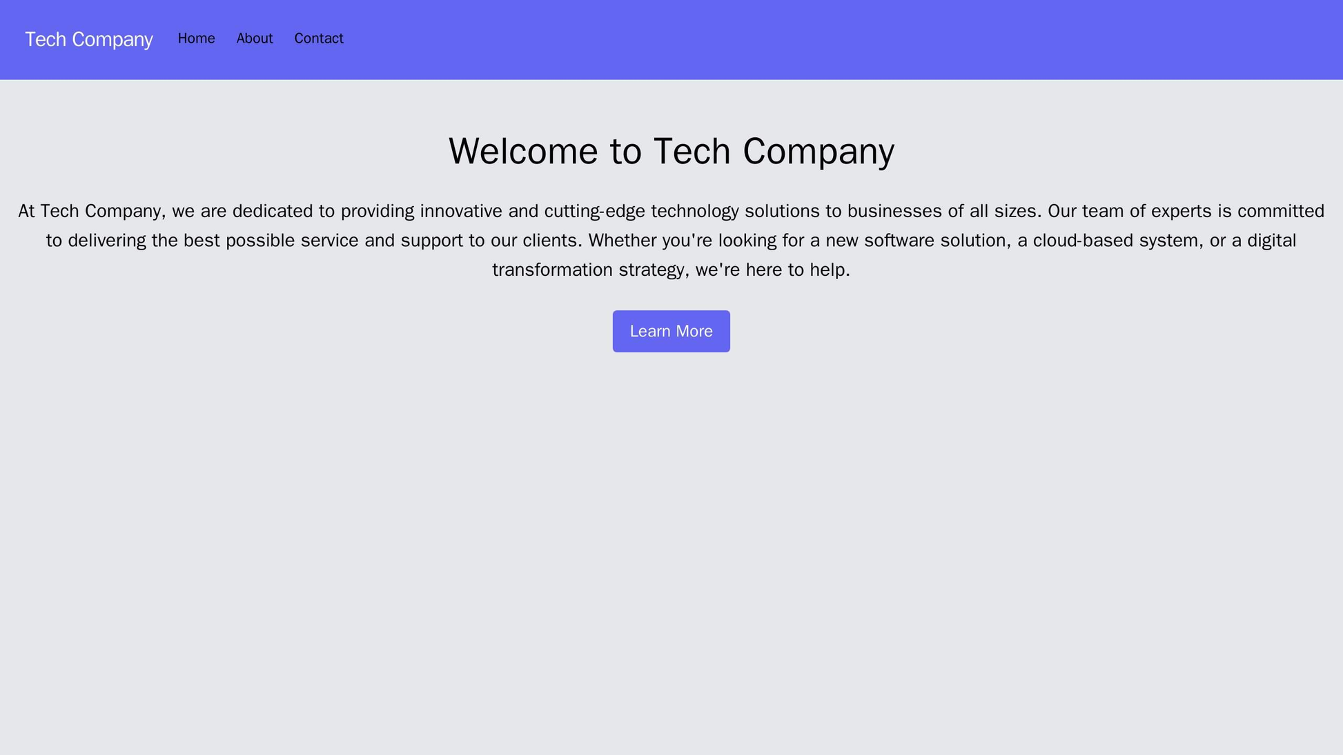 Technology Company: A bold and futuristic design featuring a large, centered company logo with a sleek and minimalistic  Web Template 4862