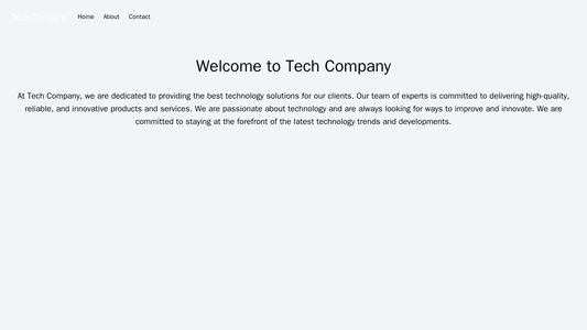 Technology Company: A minimalistic design with a large, central hero image, a slider showcasing products, and a sidebar  Web Template 4920