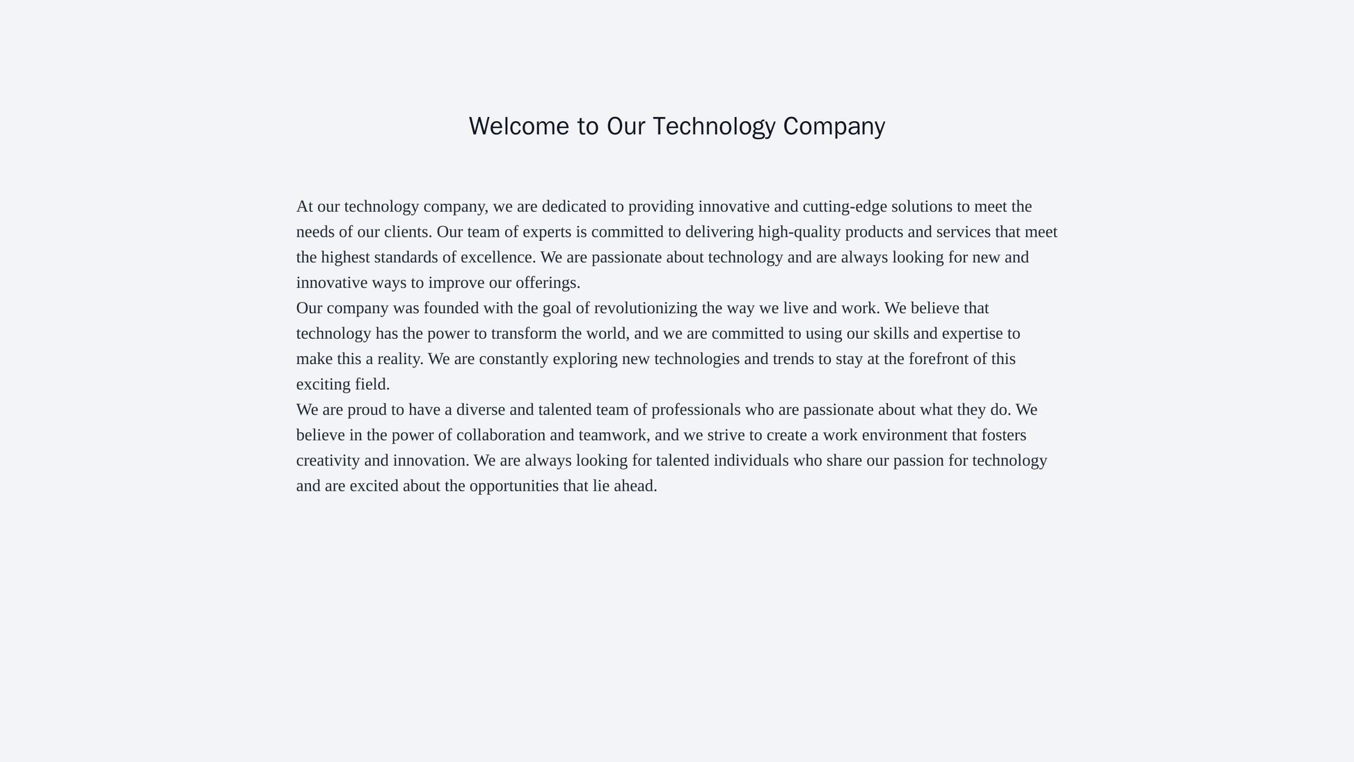 Technology Company Site: A minimalist design with a full-screen header image, a centrally aligned logo, and a hidden nav Web Template 4376