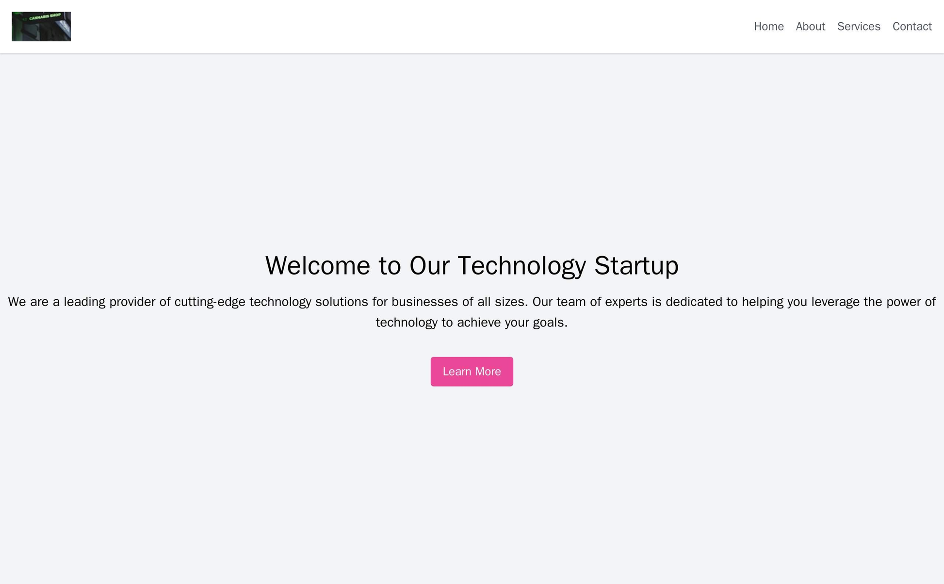 Technology Startup: A full-width homepage with a dynamic and colorful background, showcasing the companys products or se Web Template 3612