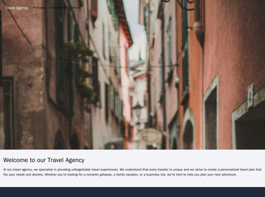 Travel Agency: A vibrant and engaging design with a large header image of a beautiful travel destination. The main navig Web Template 2112