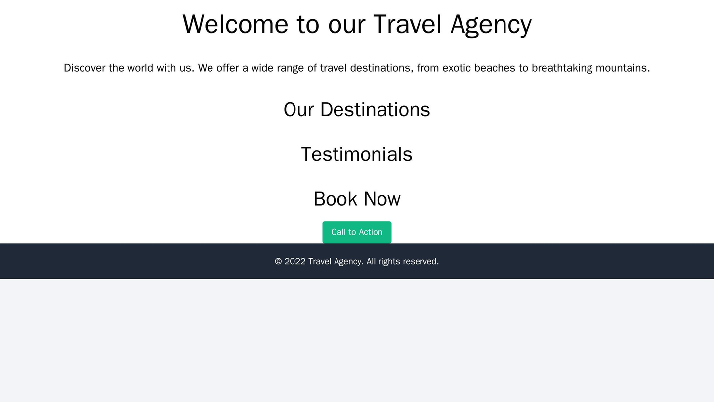 Travel Agency: A visually appealing site with a slideshow presenting various travel destinations on the homepage, a call Web Template 2399