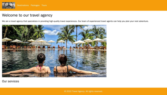 Travel Agency: A vibrant, image-rich design with a collage of travel-related images covering the homepage. A horizontal  Web Template 2409