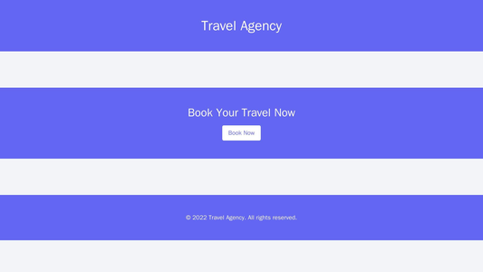 Travel Agency: A visually stunning design with a slider showcasing different destinations, a prominent call-to-action bu Web Template 3146