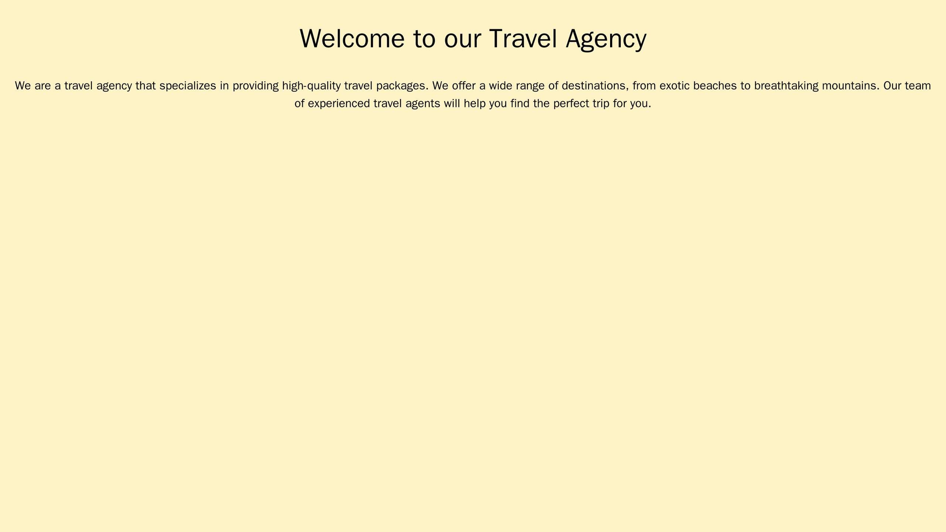 Travel Agency: A mosaic-style layout composed of overlapping images of various destinations, a search bar to find deals  Web Template 3263