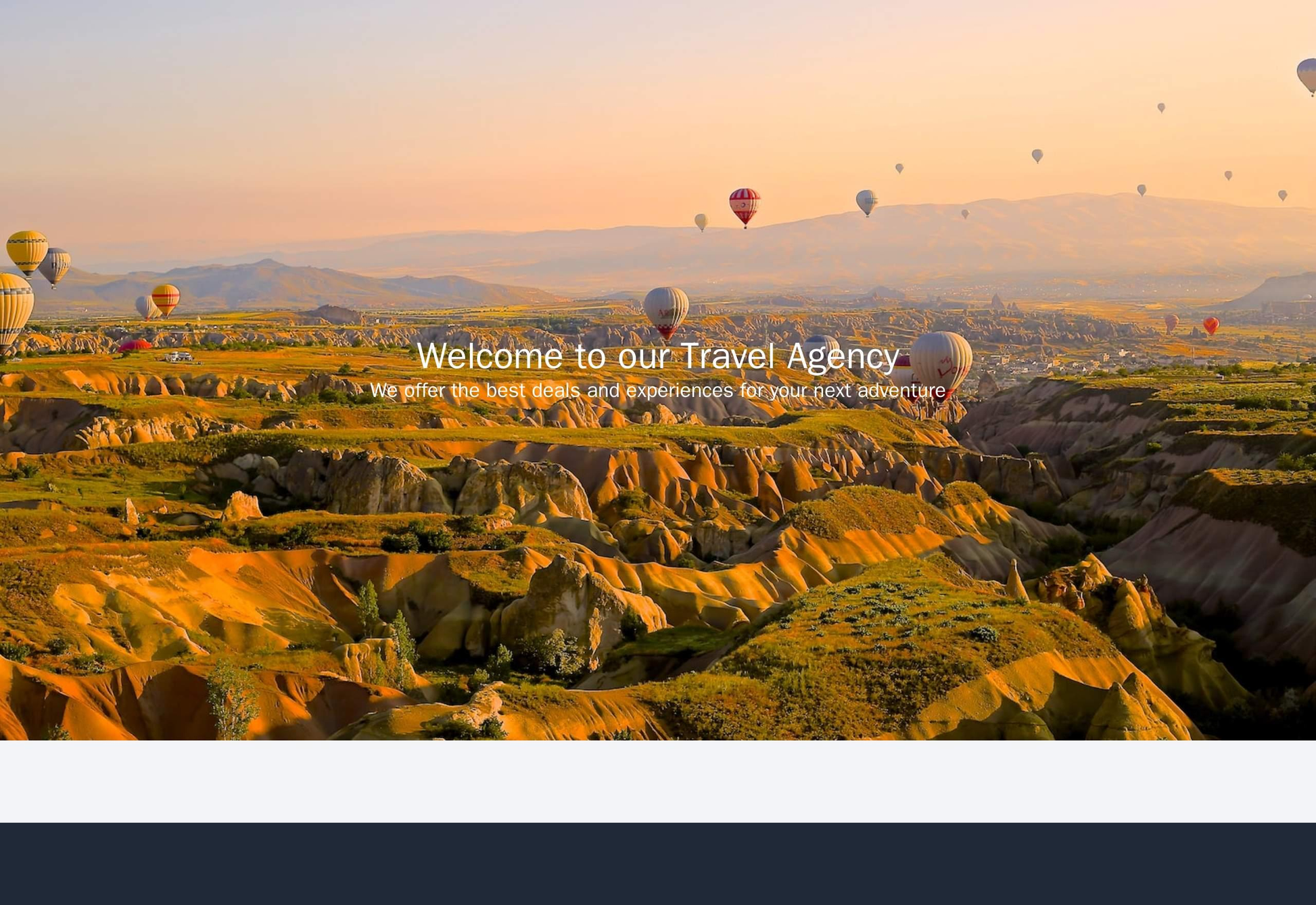 Travel Agency: A vibrant design with background images of popular travel destinations, a sliding header with promotions  Web Template 3311