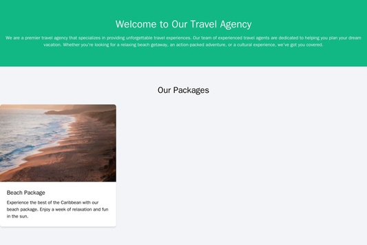 Travel Agency: An engaging design with high-resolution travel images, a well-organized search bar for destinations, clea Web Template 3555