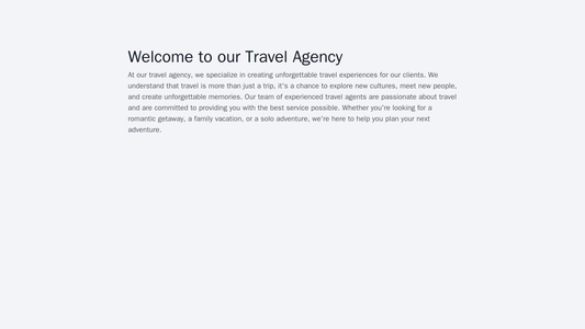 Travel Agency: A visually-engaging design with a photo carousel of beautiful travel destinations, a right sidebar for fe Web Template 3599