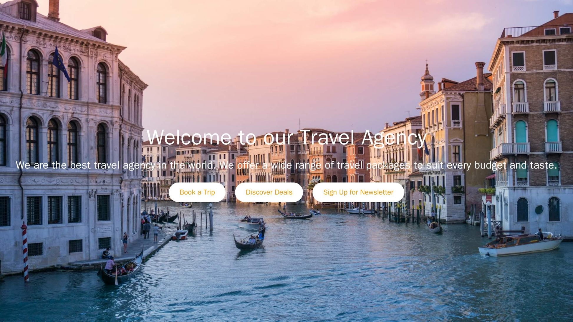 Travel Agency: A visually engaging design with a full-width header featuring a beautiful travel destination image, accom Web Template 4123