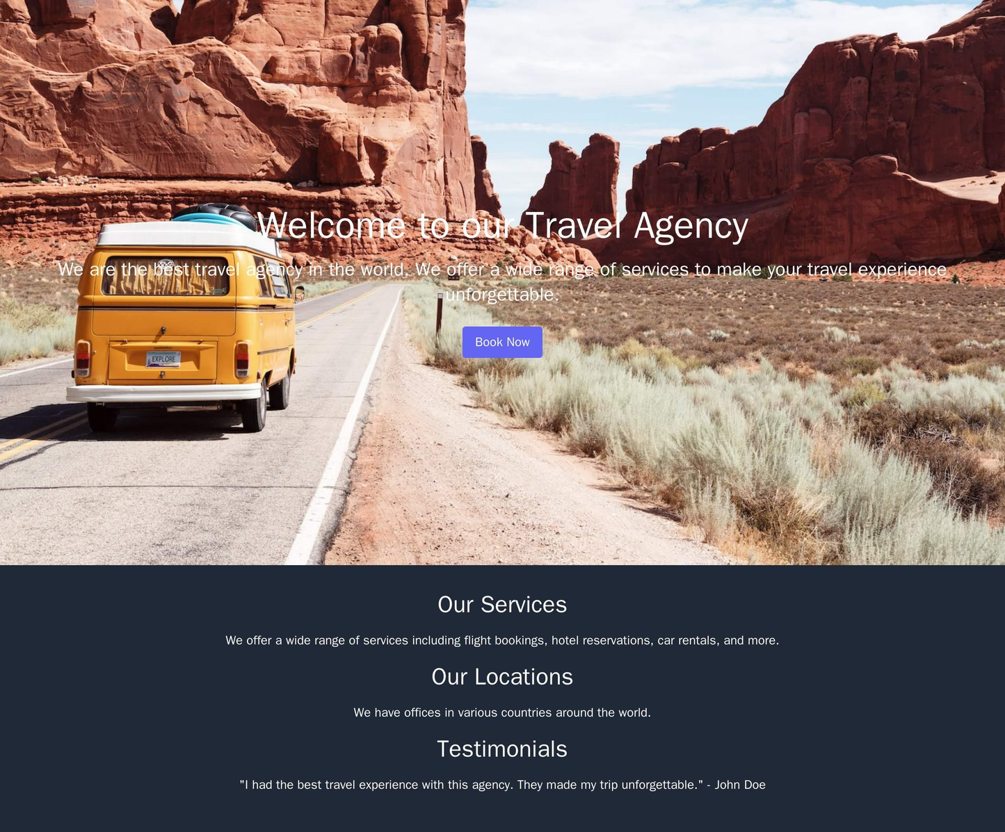 Travel Agency: A bright and dynamic design with a header showing a large, attractive image of a travel destination, a ca Web Template 4229