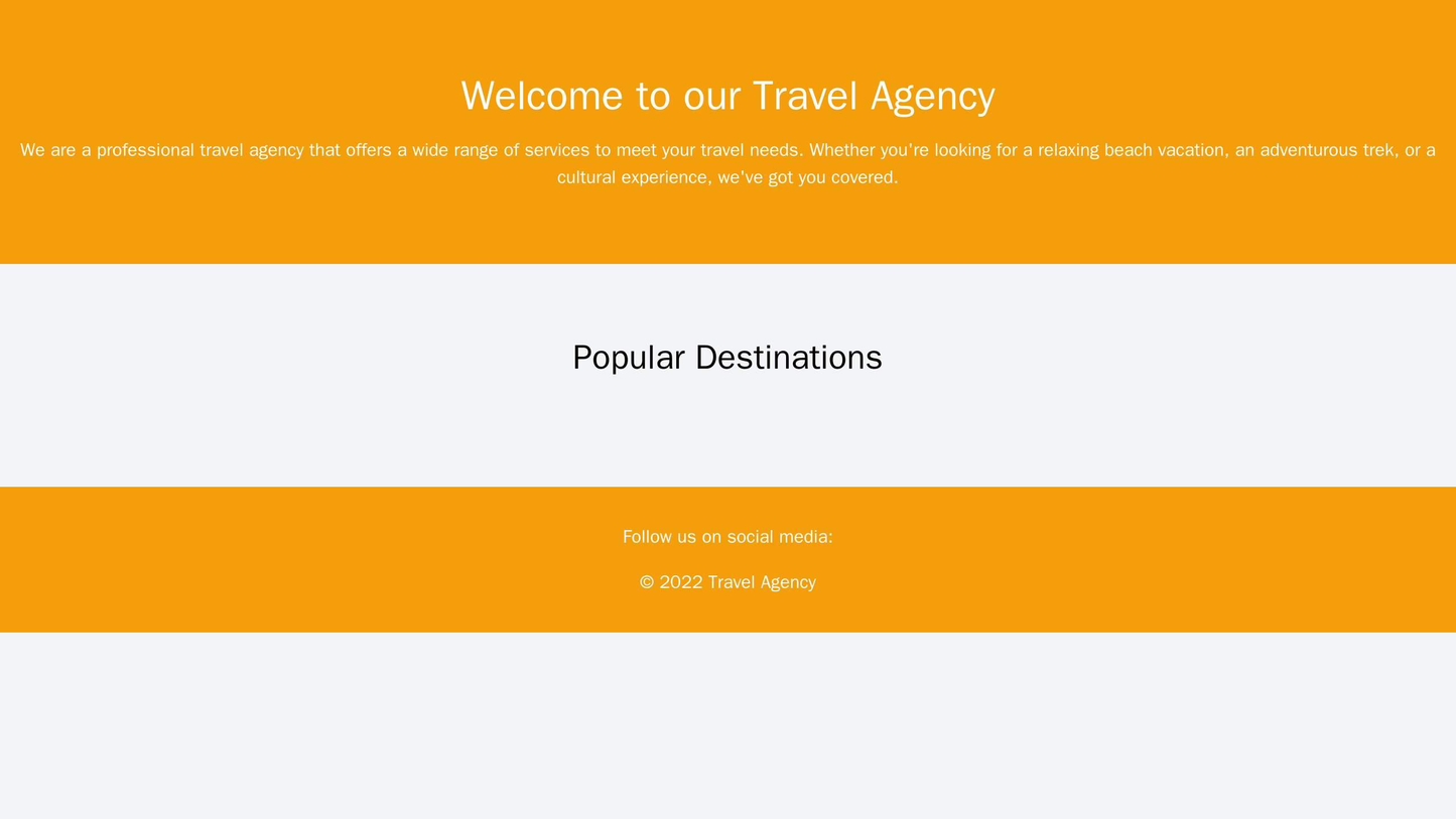 Travel Agency: A multi-column layout with a large header image, search form, and calls-to-action (CTAs) to popular trave Web Template 4244