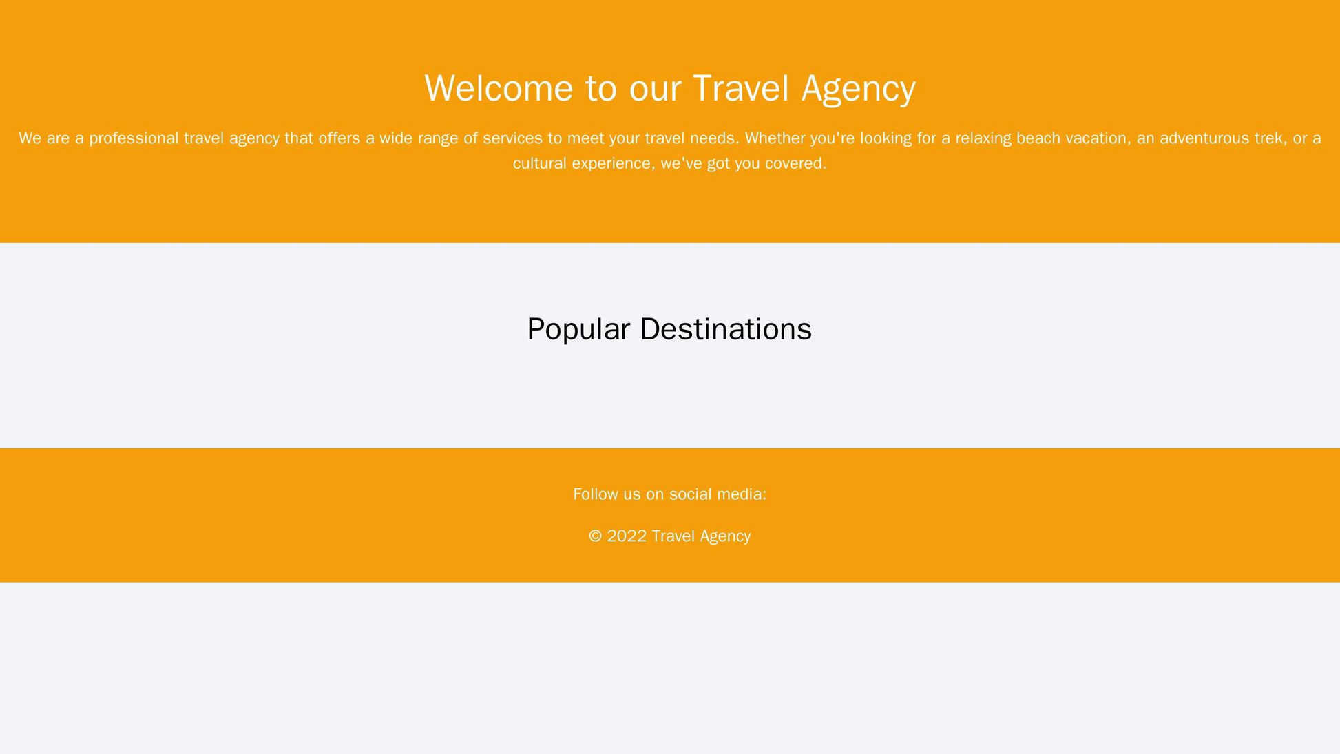 Travel Agency: A multi-column layout with a large header image, search form, and calls-to-action (CTAs) to popular trave Web Template 4244