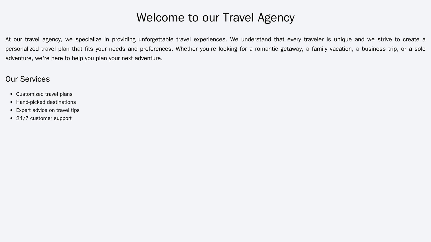 Travel Agency: A captivating design with a full-width header featuring a beautiful travel destination image. Centered lo Web Template 4321