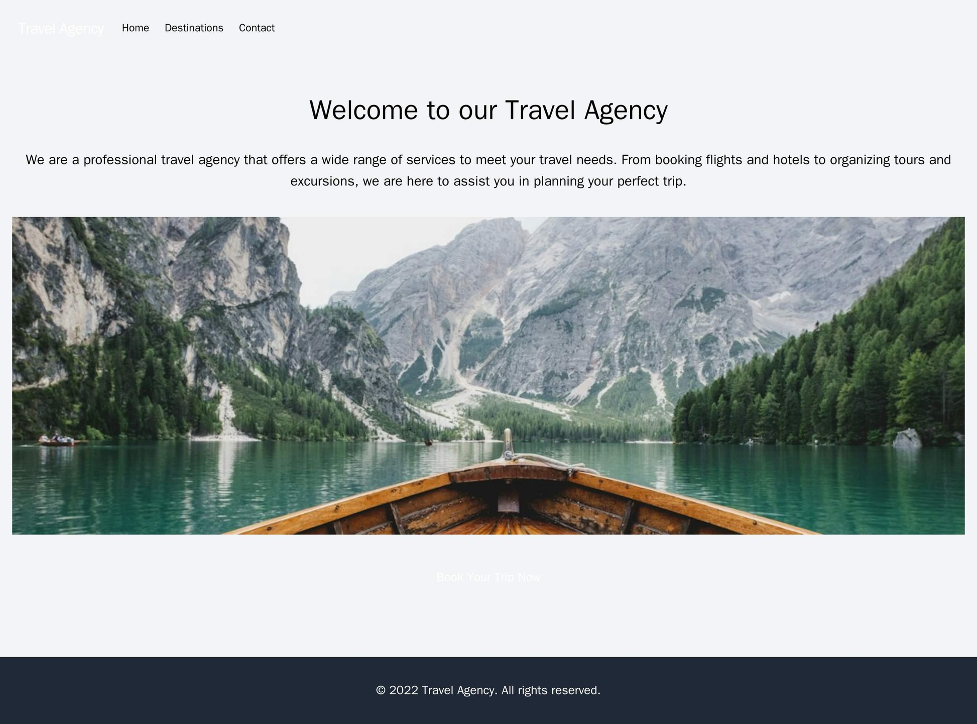 Travel Agency: A wide-open, visually stunning design, featuring large images of destinations, and a clear call-to-action Web Template 4385