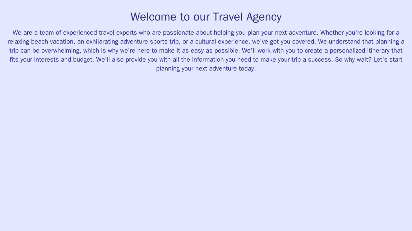 Travel Agency: An immersive, interactive design for a travel agency, including a full-screen video background, a right-a Web Template 4729