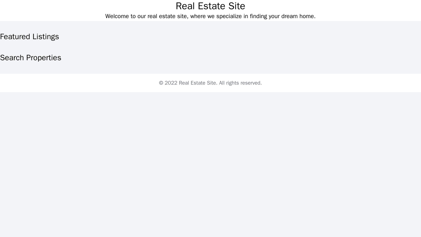 A real estate site with a minimalist design, a large search bar for properties, and a horizontal scrolling banner featur Web Template 1058