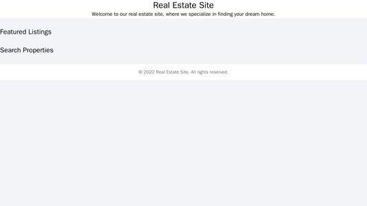 A real estate site with a minimalist design, a large search bar for properties, and a horizontal scrolling banner featur Web Template 1058