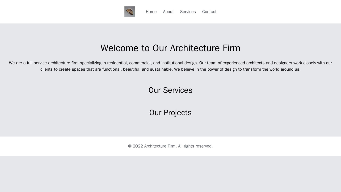 Architecture Firm: A full-width homepage with alternating black and white images of architectural designs displayed in a Web Template 1148