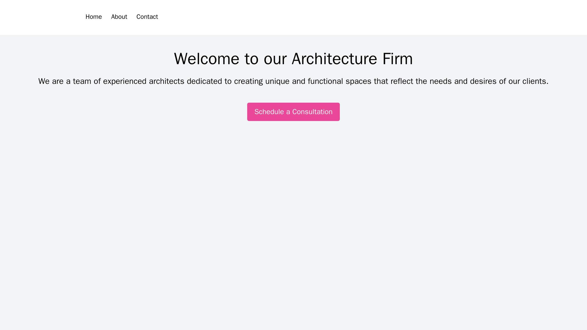 Architecture Firm: A minimalist design with a centered logo and navigation menu at the top. Large banner images of build Web Template 1489