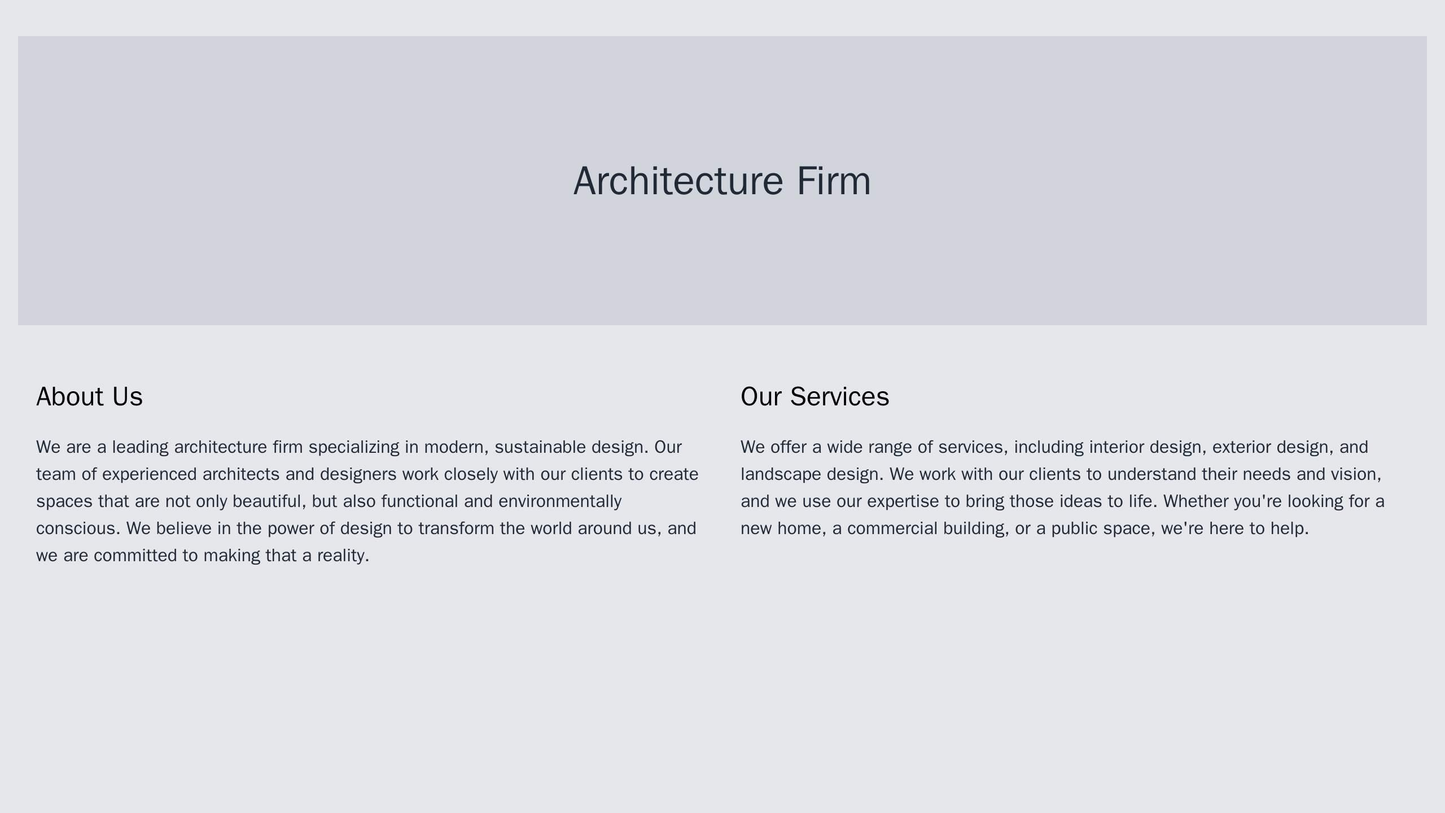 Architecture Firm: A visually sophisticated design featuring a horizontal layout with a full-width image, a minimalist n Web Template 1560