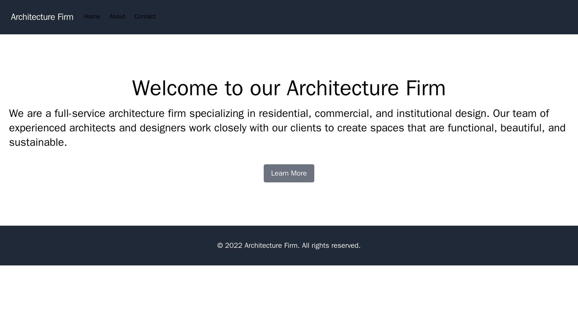 Architecture Firm Website: A minimalist design with a monochromatic color scheme, a full-width image slideshow showcasin Web Template 1563