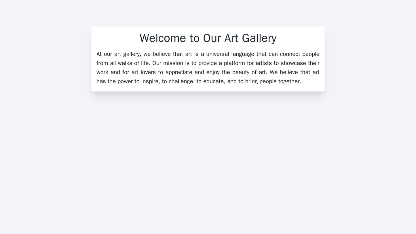 Art Gallery: A highly visual design with a slider showcasing artwork, a left sidebar for artist bios and upcoming events Web Template 875