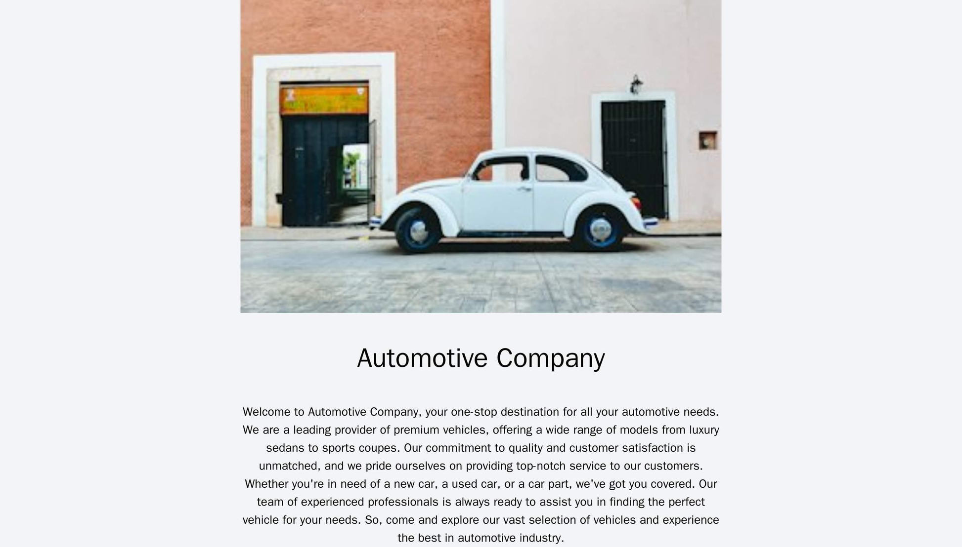 Automotive Company: A sleek and professional design that presents a car image as the background hero. The logo is center Web Template 1025