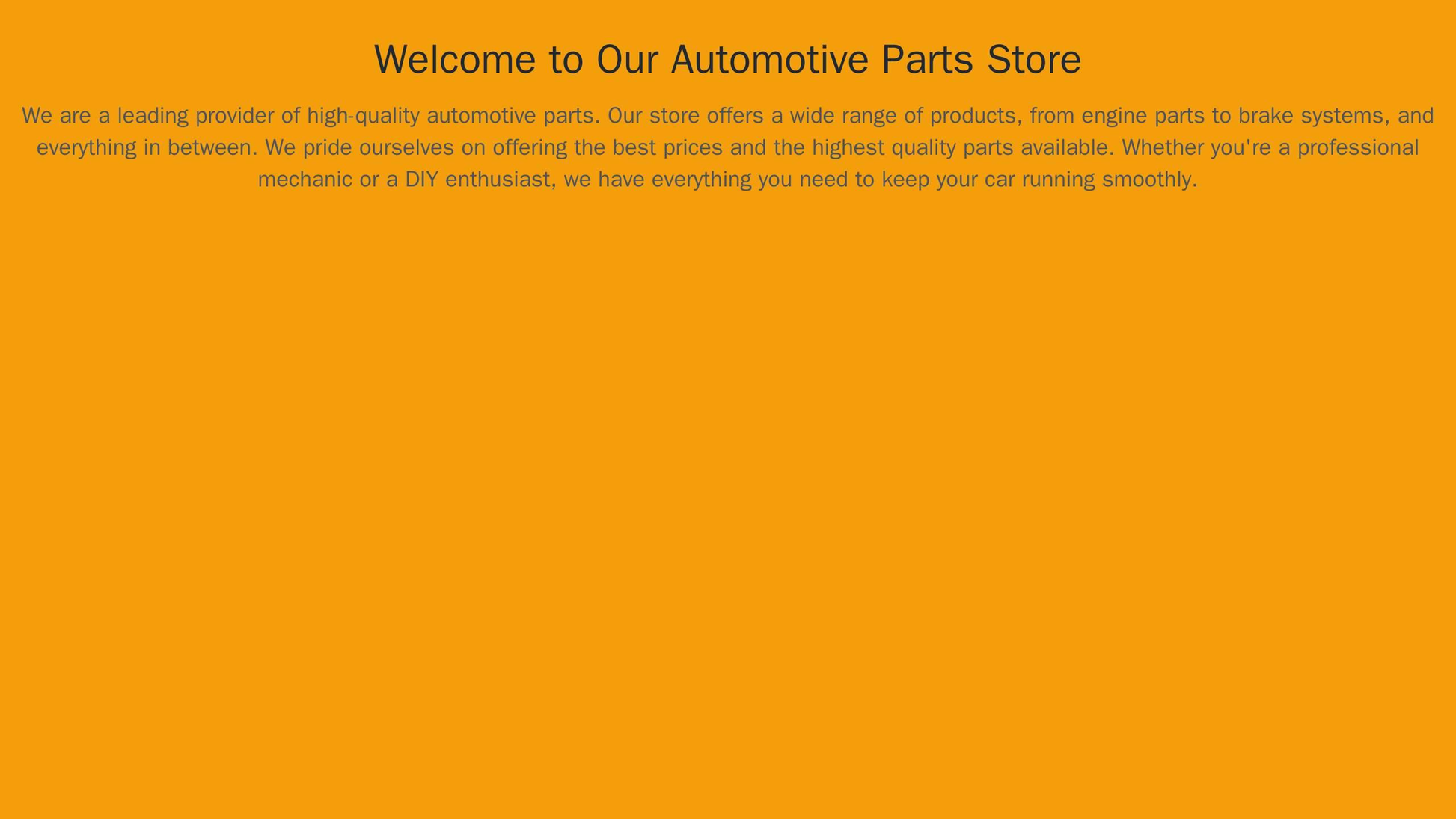 Automotive Parts Store Site: A user-friendly design with a car part search bar, a section for promotions and discounts,  Web Template 1190