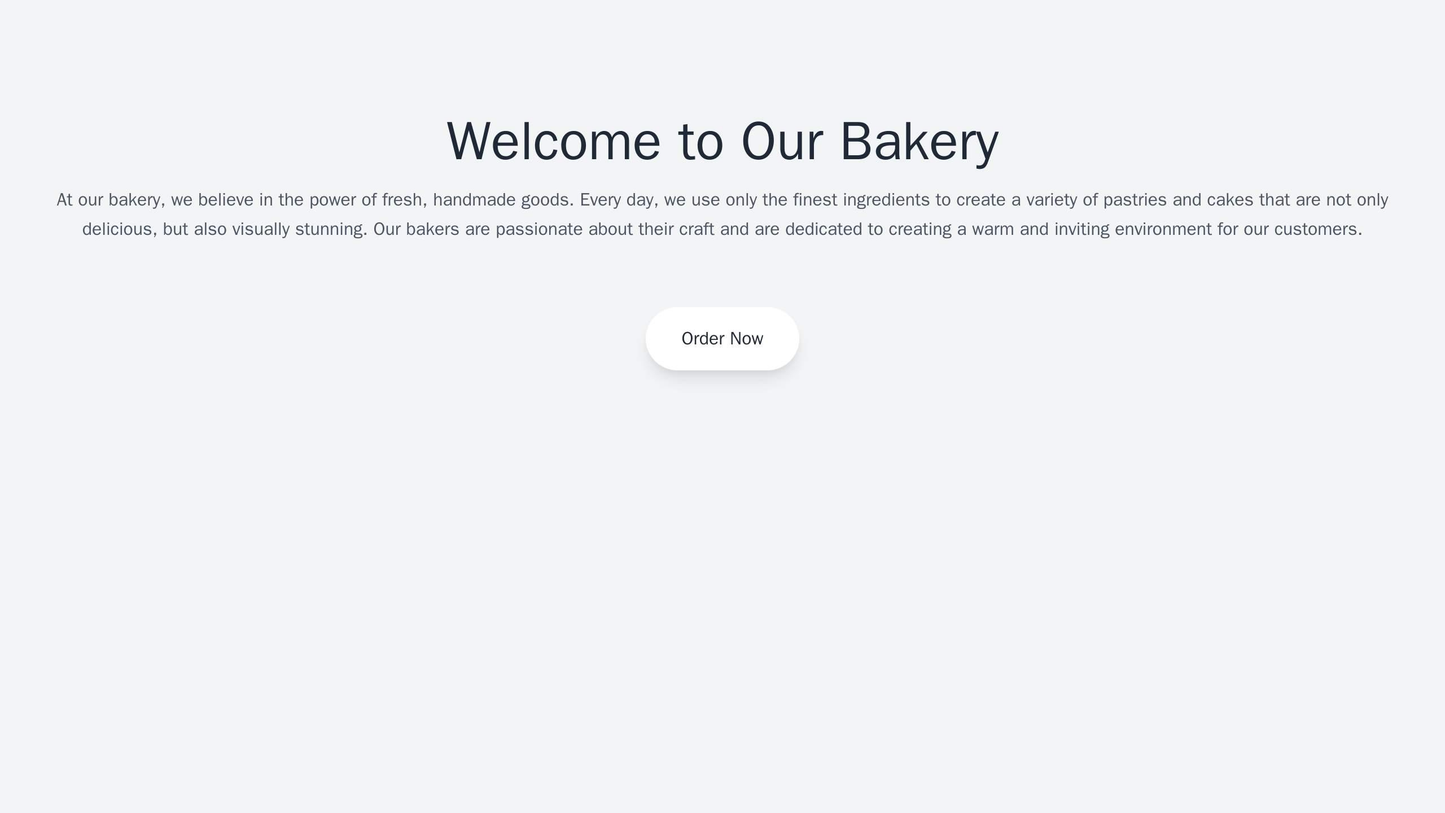 Bakery: A warm and inviting layout with a background image of freshly baked goods. A horizontal scrolling banner showcas Web Template 1549