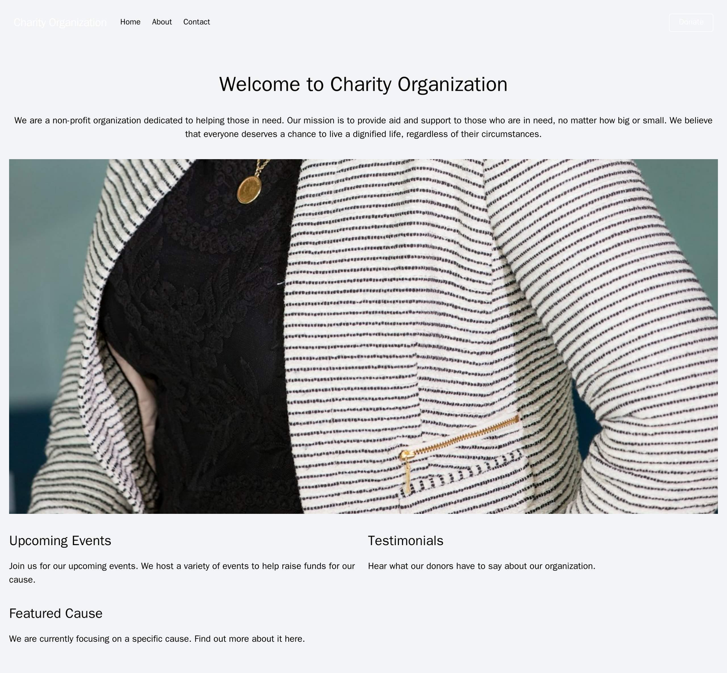 Charity Organization: A heartfelt and inspiring design with a hero image of people in need, a donation call-to-action bu Web Template 1302