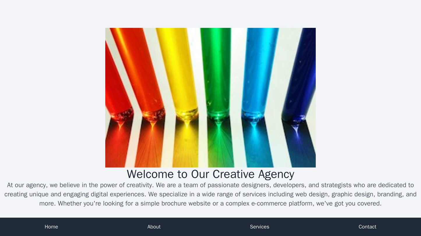 Creative Agency: A vibrant and unique design with a dynamic background image that changes with each page, a centered log Web Template 1130