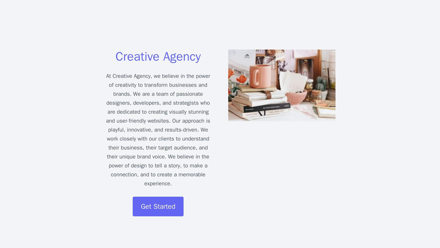 Creative Agency: A playful and visually stimulating design with a diagonal grid pattern, a logo in the top left corner,  Web Template 22