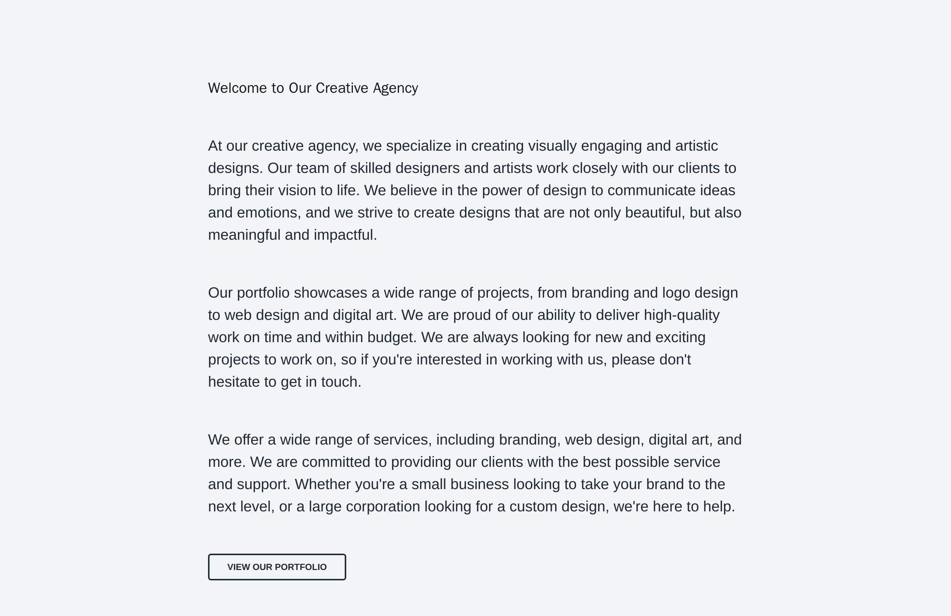 Creative Agency: A visually engaging and artistic design with a full-height header image, a top navigation menu, and a c Web Template 380