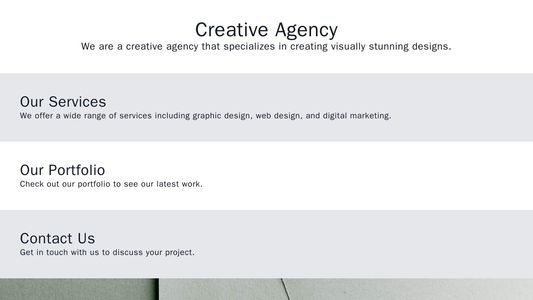 Creative Agency: A visually striking layout featuring a full-screen background image, complemented by bold typography, v Web Template 717