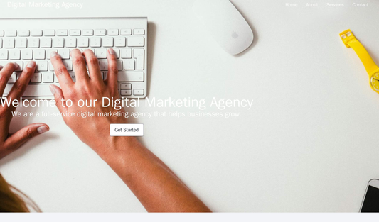 Digital marketing agency site: This site has a modern, clean, and professional look. The design includes a full-width he Web Template 1193