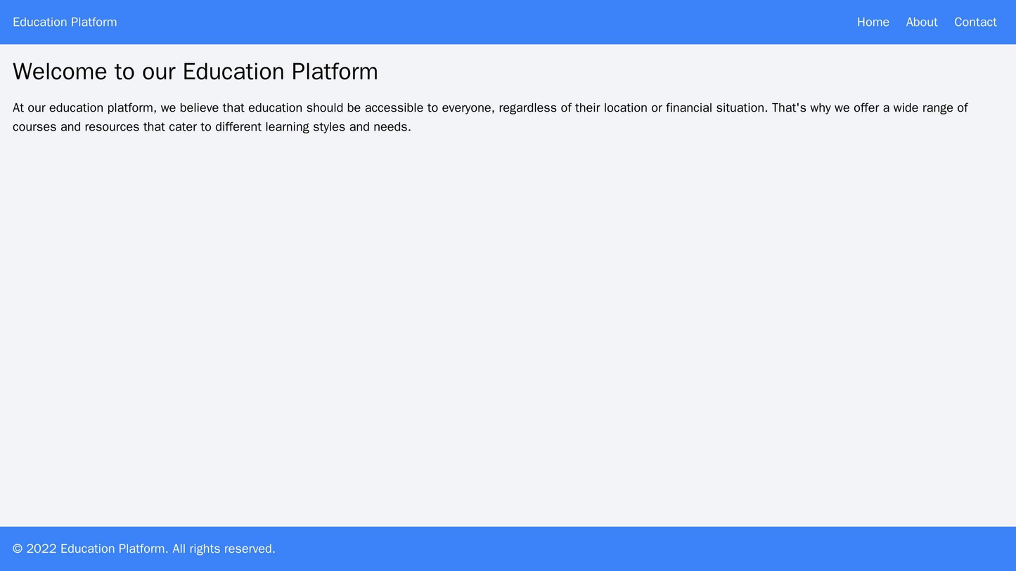 Education Platform: A bright, engaging design with a full-screen background image of a classroom or library, a top menu  Web Template 1401