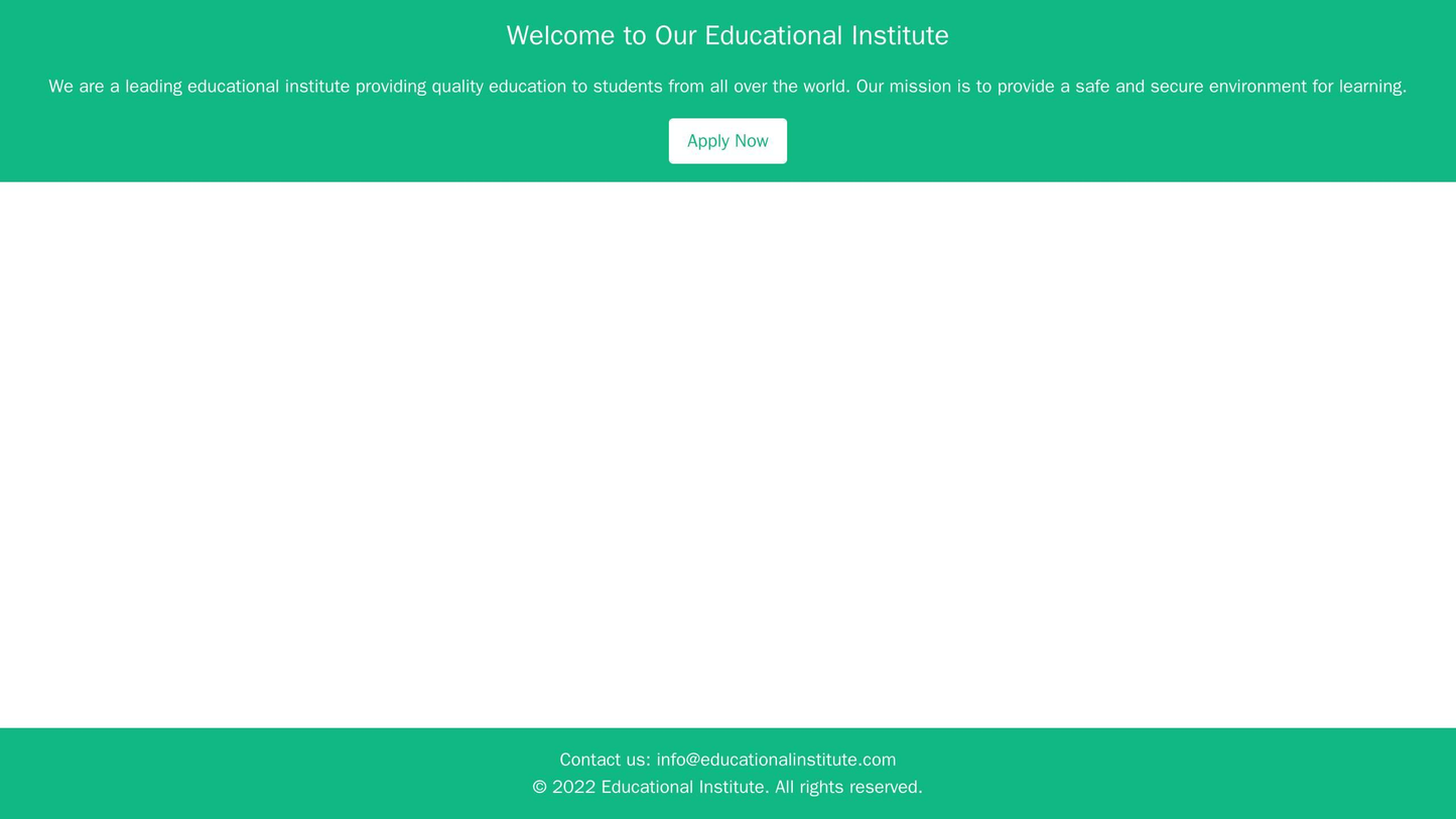 Educational Institute: A clean, left-aligned design with a prominent search bar centrally positioned. The header could i Web Template 1358