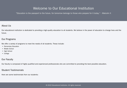 Educational Institution Site: A multi-section layout with a primary color scheme representing the respective school masc Web Template 237