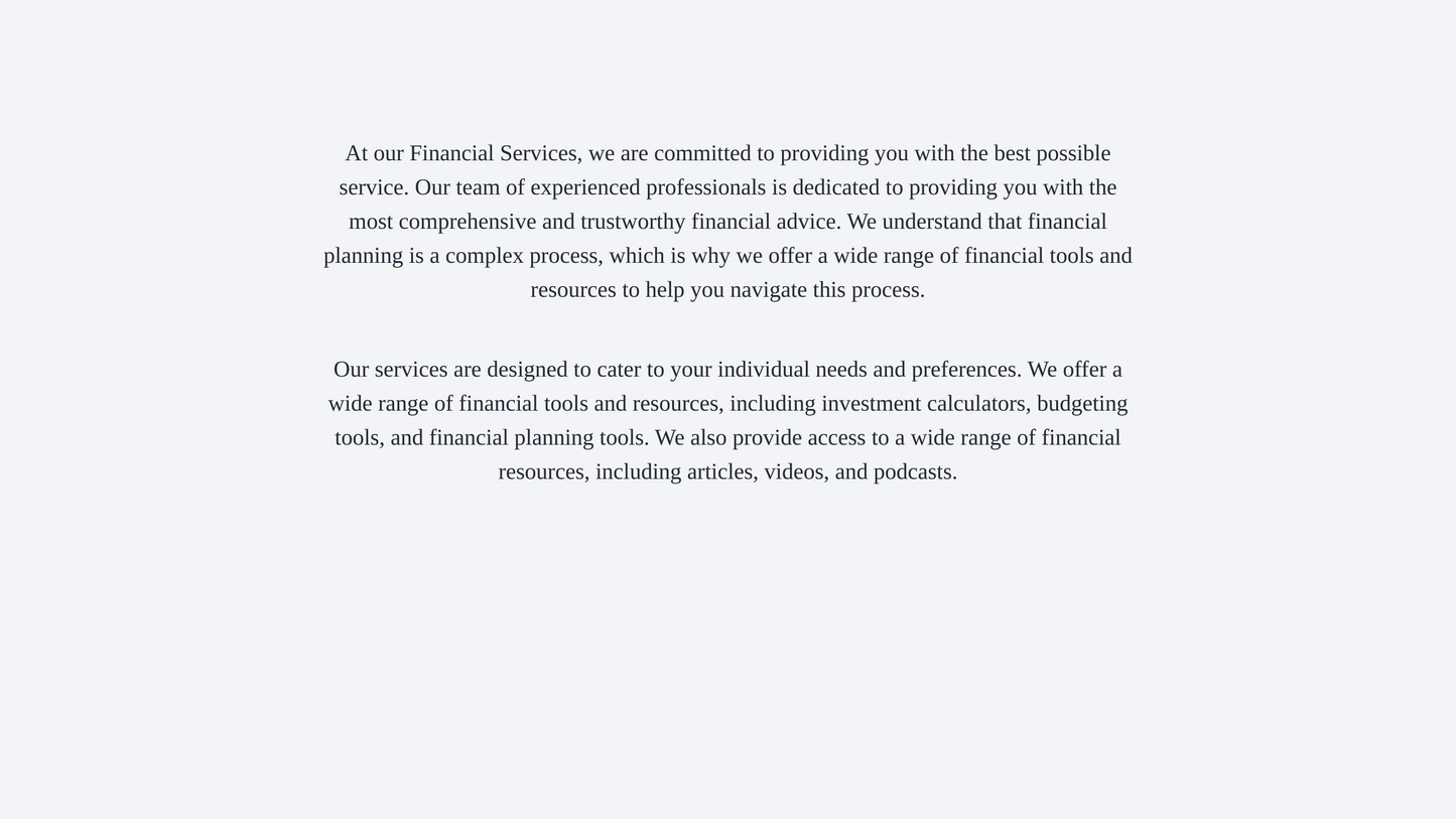 Financial Services: A professional and trustworthy design with a left sidebar featuring key information, product categor Web Template 316